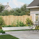 Planter White 360x40x40 cm Cold-rolled Steel - Side View