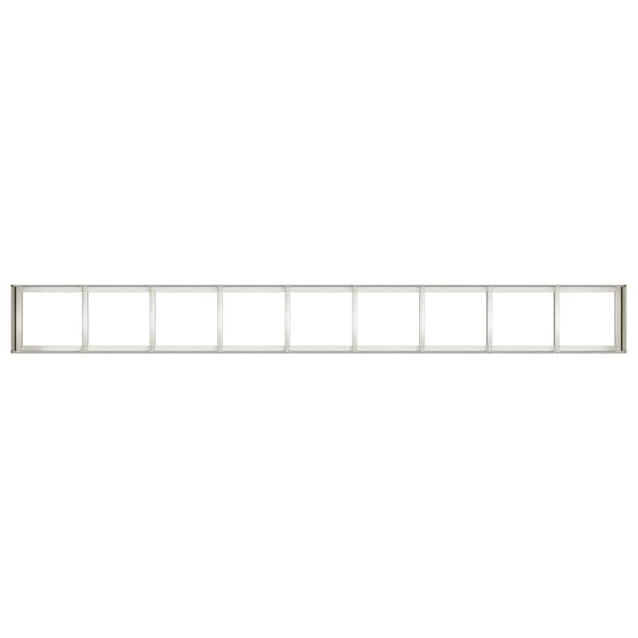 Planter White 360x40x40 cm Cold-rolled Steel