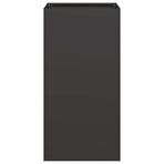 Planter Black 40x40x80 cm Cold-rolled Steel
