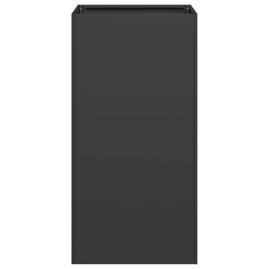 Planter Black 40x40x80 cm Cold-rolled Steel
