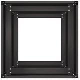 Planter Black 40x40x80 cm Cold-rolled Steel