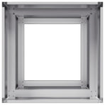 Planter 40x40x80 cm Galvanised Steel