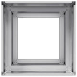 Planter 40x40x80 cm Galvanised Steel - 45-Degree Angle