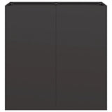 Planter Black 80x40x80 cm Cold-rolled Steel