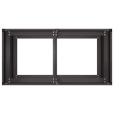 Planter Black 80x40x80 cm Cold-rolled Steel - 45-Degree Angle