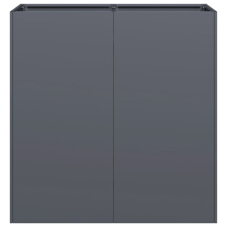 Planter Anthracite 80x40x80 cm Cold-rolled Steel