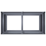 Planter Anthracite 80x40x80 cm Cold-rolled Steel