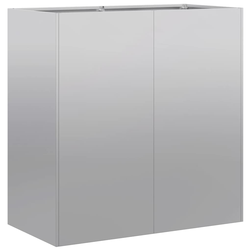 Planter 80x40x80 cm Galvanised Steel