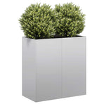Planter 80x40x80 cm Galvanised Steel