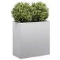 Planter 80x40x80 cm Galvanised Steel