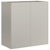 Planter Rusty 80x40x80 cm Weathering Steel - Top-Down View