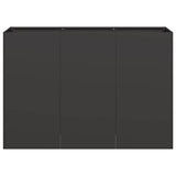 Planter Black 120x40x80 cm Cold-rolled Steel
