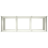 Planter White 120x40x80 cm Cold-rolled Steel - 45-Degree Angle