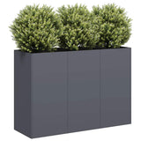 Planter Anthracite 120x40x80 cm Cold-rolled Steel