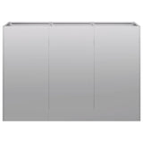 Planter 120x40x80 cm Galvanised Steel