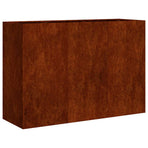 Planter Rusty 120x40x80 cm Weathering Steel