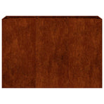Planter Rusty 120x40x80 cm Weathering Steel