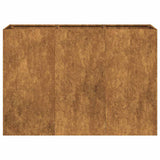 Planter Rusty 120x40x80 cm Weathering Steel - 45-Degree Angle