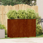 Planter Rusty 120x40x80 cm Weathering Steel