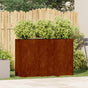 Planter Rusty 120x40x80 cm Weathering Steel