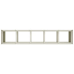 Planter White 200x40x80 cm Cold-rolled Steel