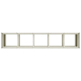Planter White 200x40x80 cm Cold-rolled Steel - 45-Degree Angle