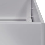 Planter 40x80x40 cm Galvanised Steel