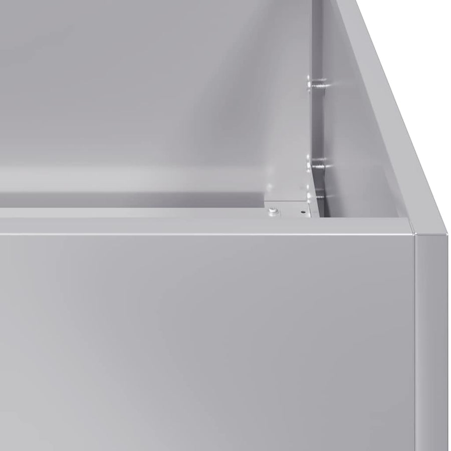 Planter 40x80x40 cm Galvanised Steel