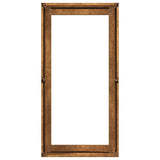 Planter Rusty 40x80x40 cm Weathering Steel - Rear View