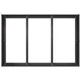 Planter Black 120x80x40 cm Steel - 45-Degree Angle