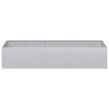 Planter 200x80x40 cm Galvanised Steel