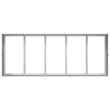 Planter 200x80x40 cm Galvanised Steel - 45-Degree Angle