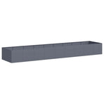 Planter Anthracite 360x80x40 cm Steel