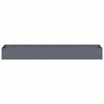 Planter Anthracite 360x80x40 cm Steel