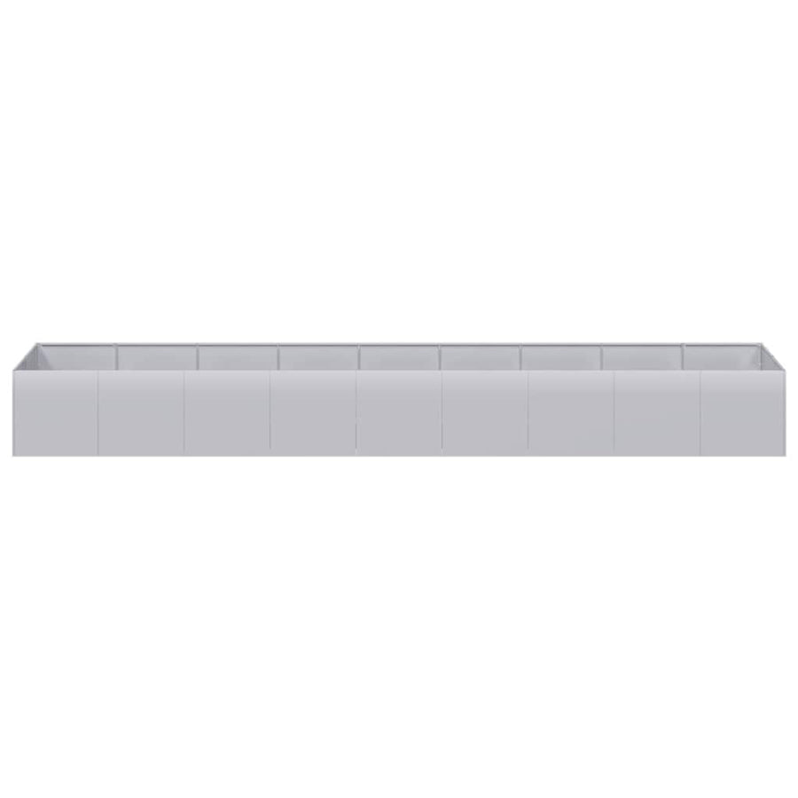Planter 360x80x40 cm Galvanised Steel