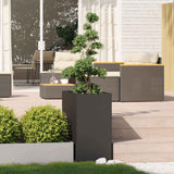 Planter Black 40x80x80 cm Steel