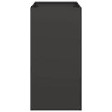 Planter Black 40x80x80 cm Steel