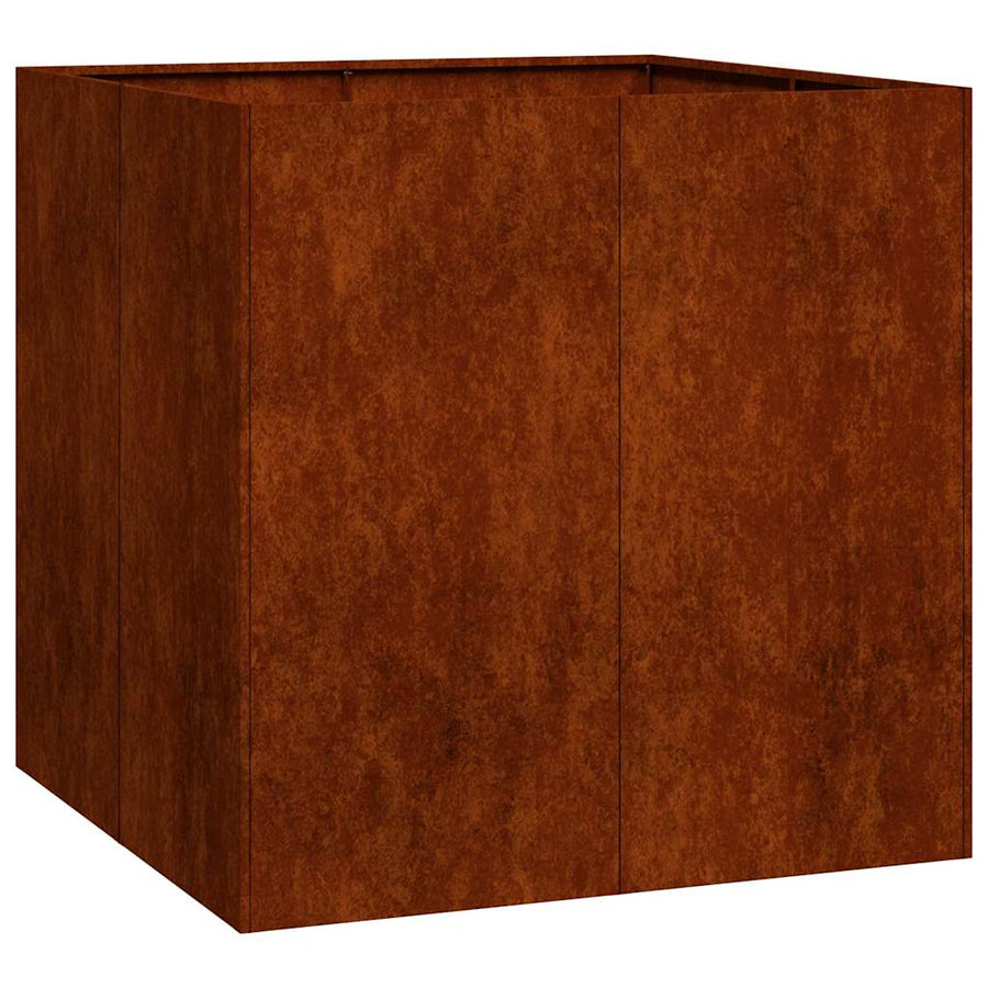 Planter Rusty 80x80x80 cm Weathering Steel