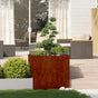 Planter Rusty 80x80x80 cm Weathering Steel