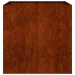 Planter Rusty 80x80x80 cm Weathering Steel