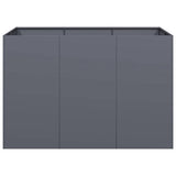 Planter Anthracite 120x80x80 cm Steel