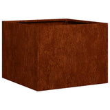 Planter Rusty 40x40x30 cm Weathering Steel