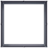 Planter Anthracite 80x80x30 cm Steel - 45-Degree Angle