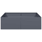 Planter Anthracite 100x100x30 cm Steel