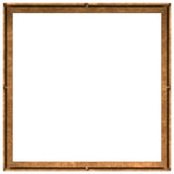 Planter Rusty 100x100x30 cm Weathering Steel - Rear View