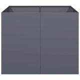 Planter Anthracite 100x100x80 cm Steel