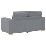 Sofa 3 pcs Light Grey 220 x 80 x 84 cm Linen-blend fabric