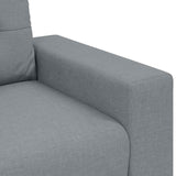 Sofa 3 pcs Light Grey 221 x 80 x 80 cm Linen-blend fabric - Extra Image