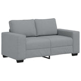 3 Piece Sofa Set with Cushions Light Grey Fabric - Top-Down View