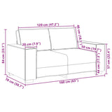 2 Piece Sofa Set with Cushions Black Velvet - Extra Image